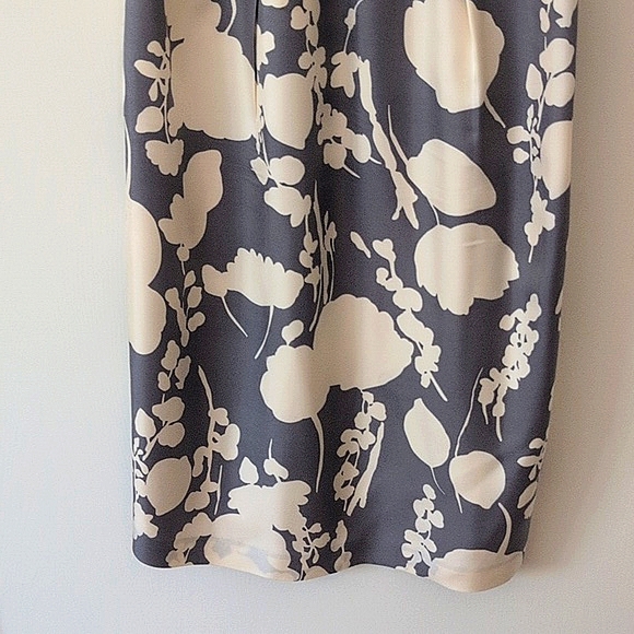 Boden Womens 4 Short Sleeve Sheath Dress Gray Silk Office Contemporary Summer - Picture 2 of 8